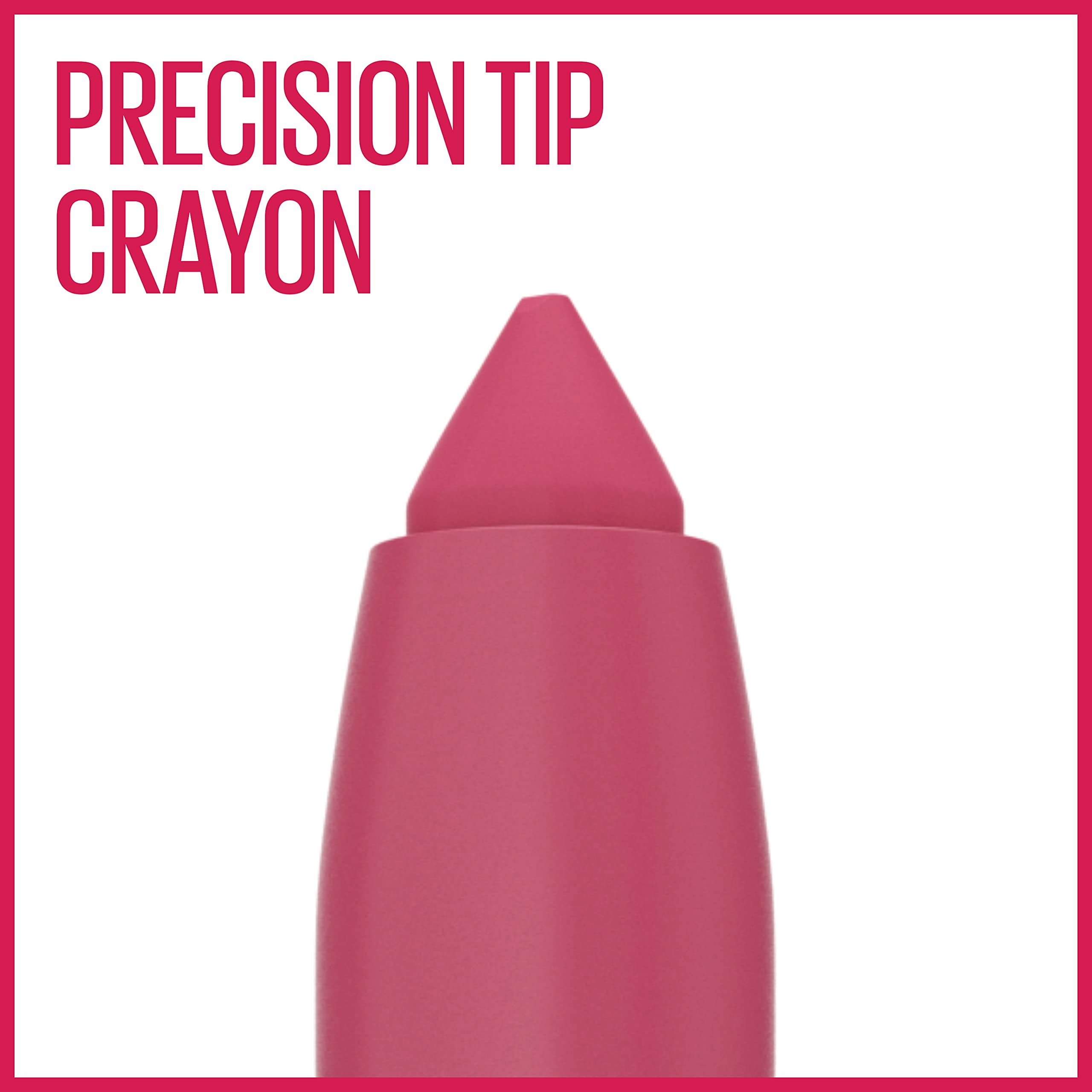 Delineado y relleno de labios en 1 trazo con el crayon Maybelline.