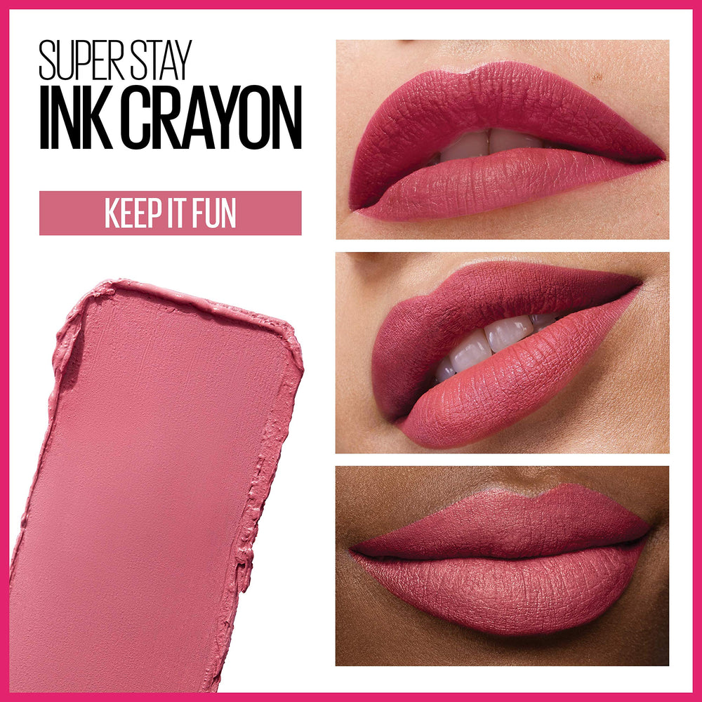 MAYBELLINE Super Stay Ink Crayon imagen de duración de 8 horas.