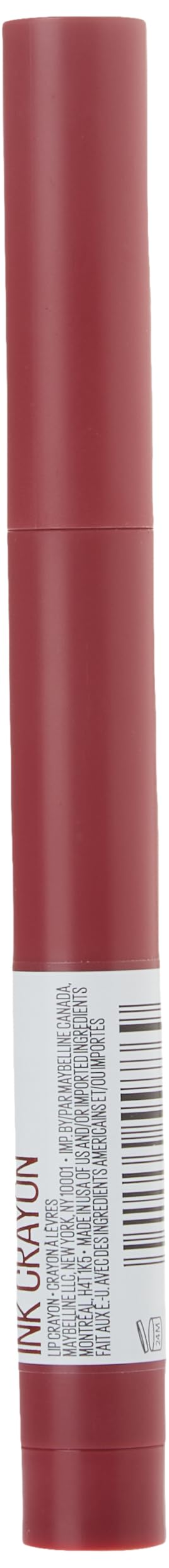 Matte finish swatch highlighting long-lasting berry wine color.
