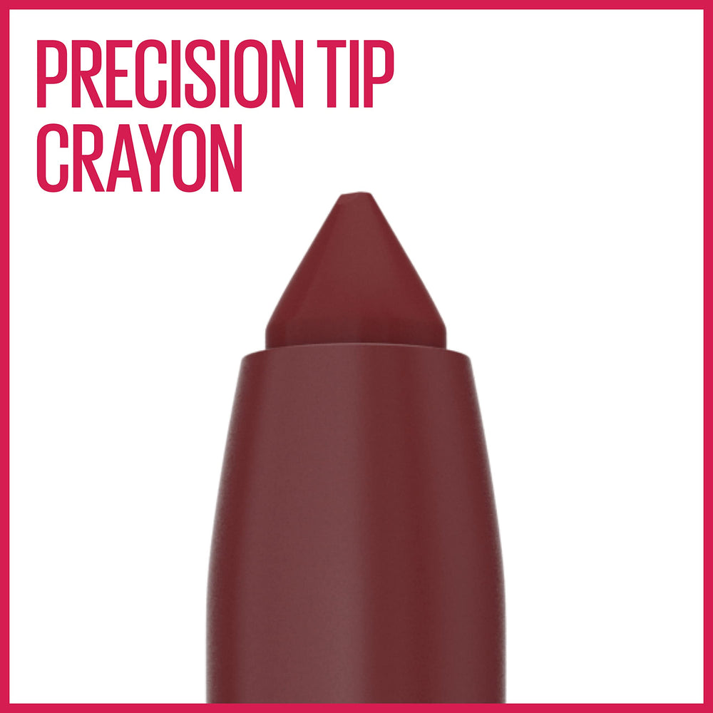 Maybelline Super Stay Ink Crayon, pigmento mate de alta cobertura