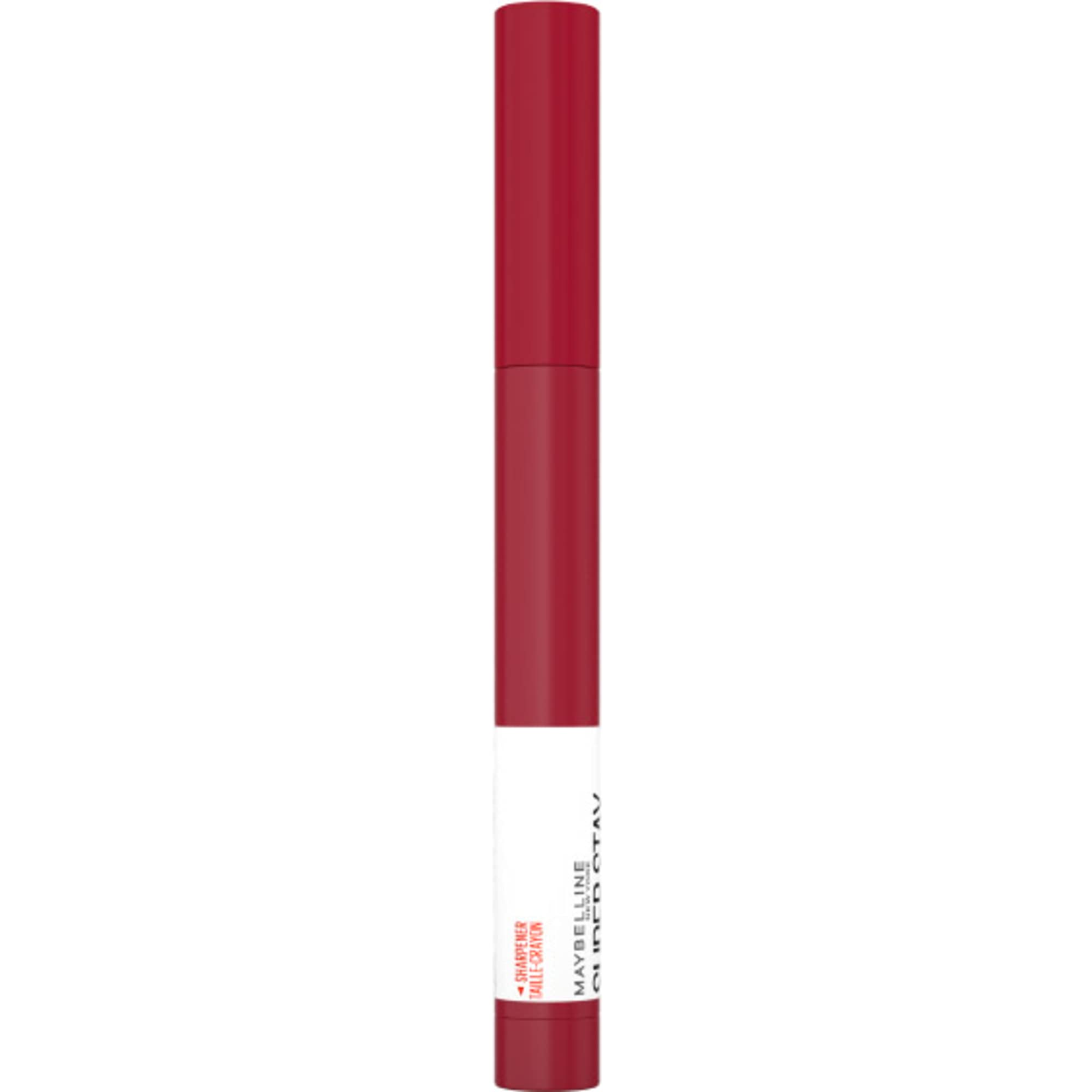 Afilador integrado para precisión constante en Maybelline Crayon