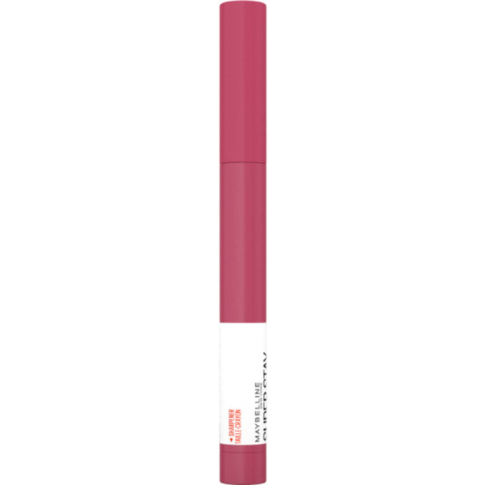 Textura mate suave que mantiene el color en labios Maybelline.