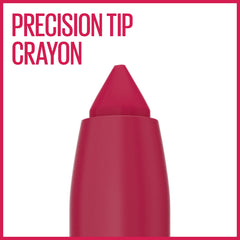 Maybelline Super Stay Ink Crayon tono vino ciruela mate, hasta 8 horas sin transferencia