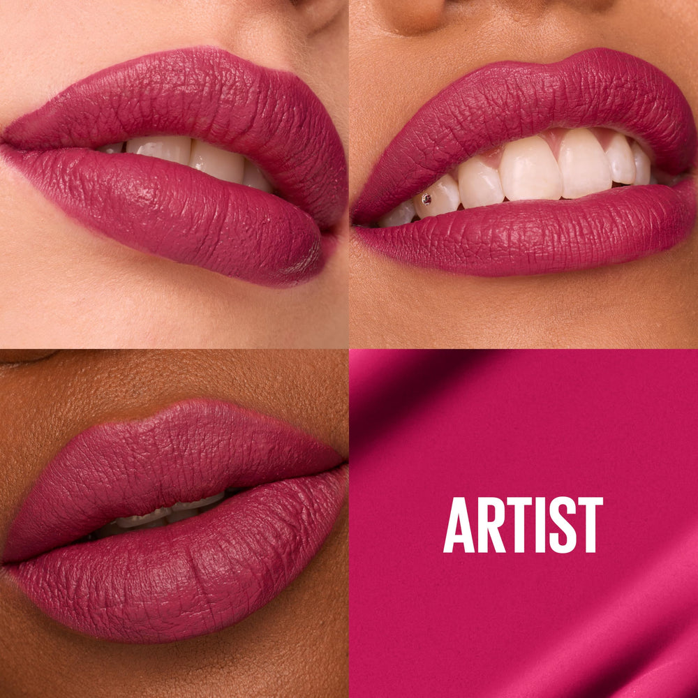 Maybelline Super Stay Matte Ink delivers 16h wear and vibrant color.