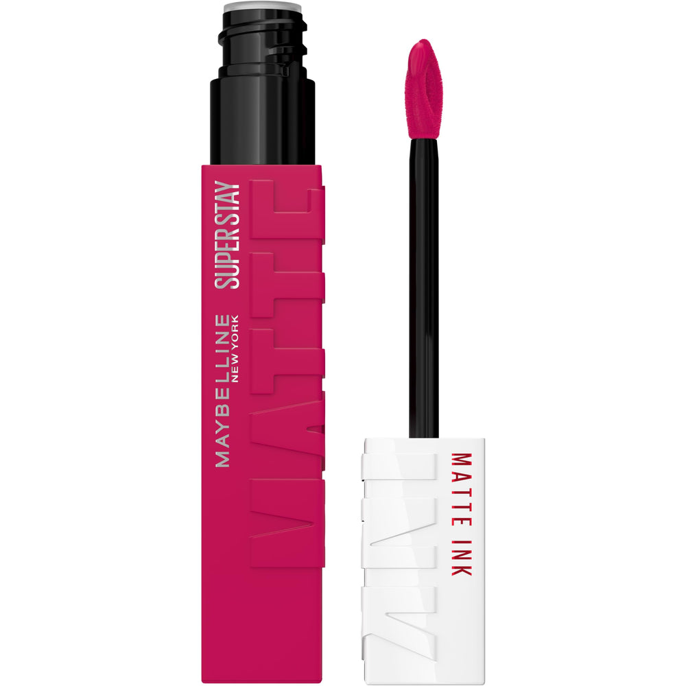 Maybelline Super Stay Matte Ink with arrow applicator for precise lip color.