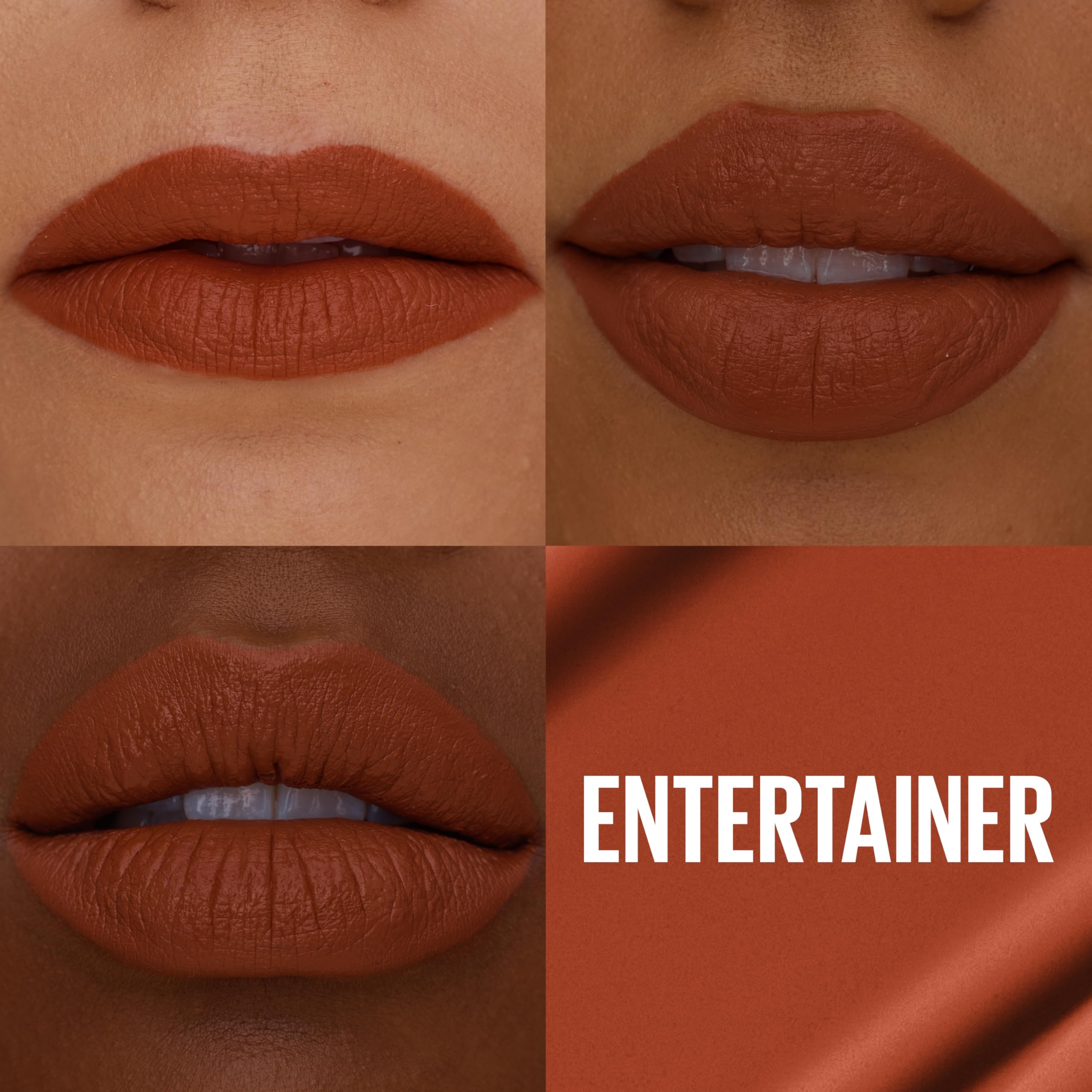 Maybelline Entertainer arrow-tip applicator ready for precise lipstick application