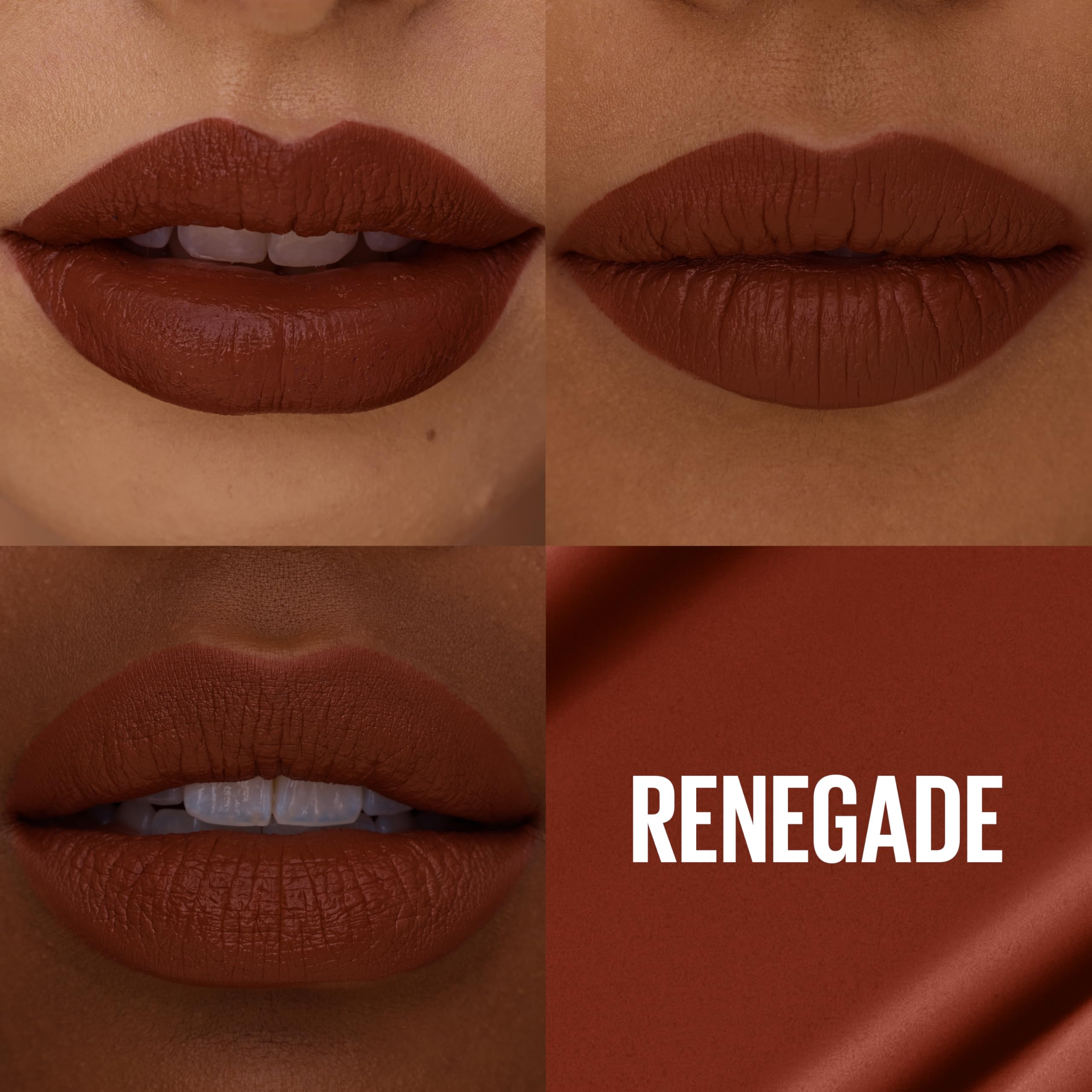 Maybelline Super Stay Matte Ink kiss-proof pout lasts through meals and busy days.