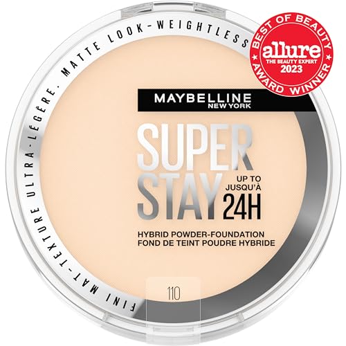 Maybelline Super Stay polvos híbridos cobertura media a alta sin parches