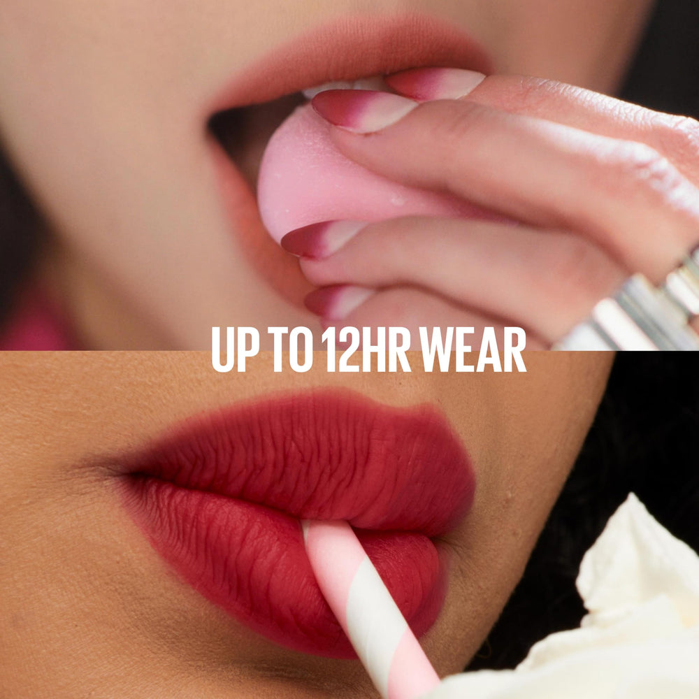 MAYBELLINE Super Stay Teddy Lip Tint: fórmula vegana que cuida la apariencia de los labios.