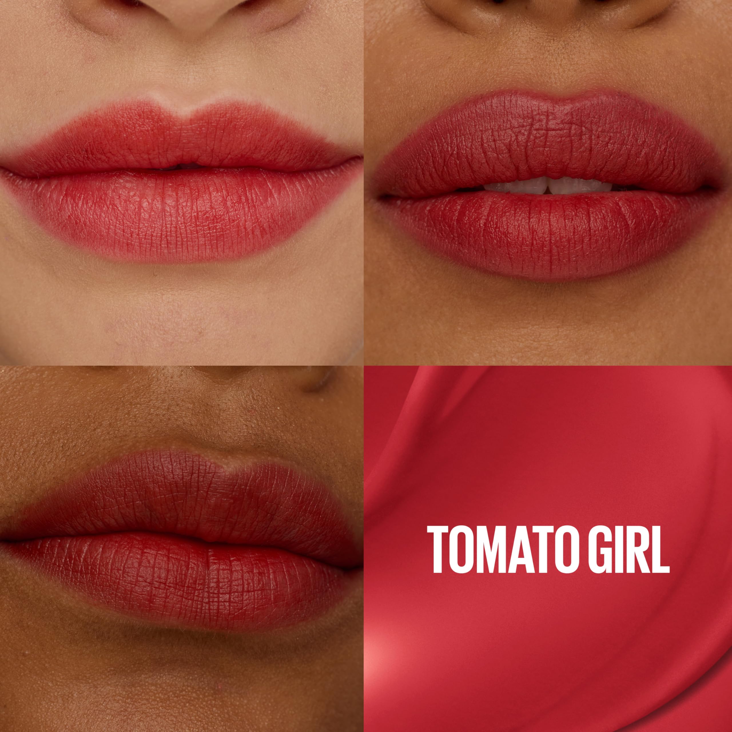 Aplicación suave de Teddy Tint en labios para un acabado mate