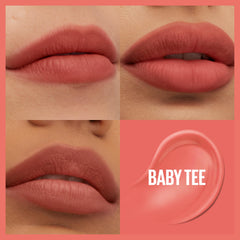 Maybelline Teddy Tint: textura-seda para acabado cómodo.