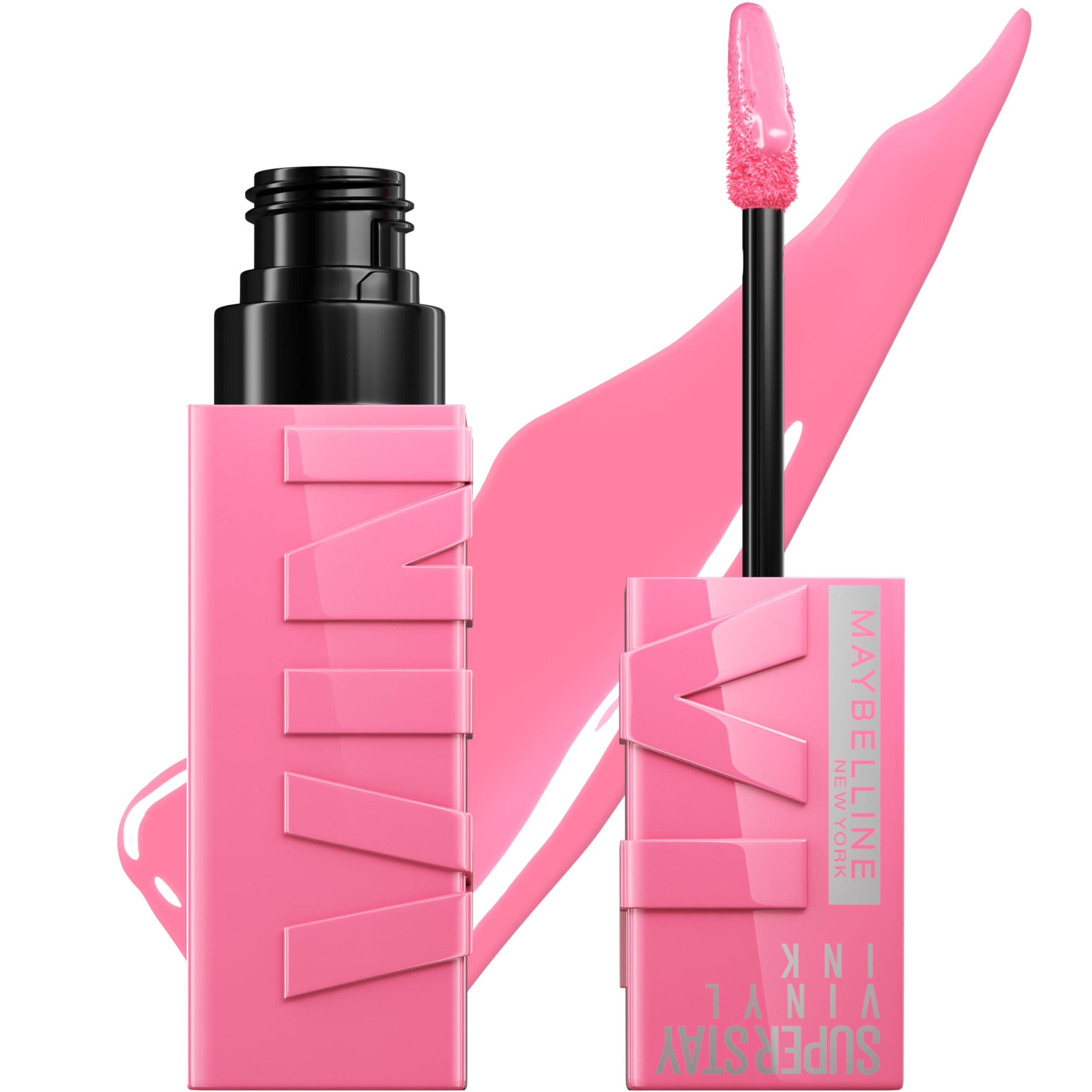 MAYBELLINE Super Stay Vinyl Ink barra-labios: color intenso y brillo duradero.