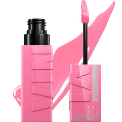MAYBELLINE Super Stay Vinyl Ink barra-labios: color intenso y brillo duradero.