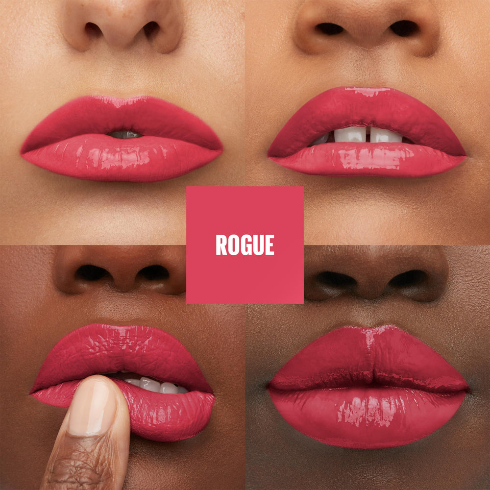 MAYBELLINE Super Stay Vinyl Ink Rogue, color que se mantiene hasta 16 horas.