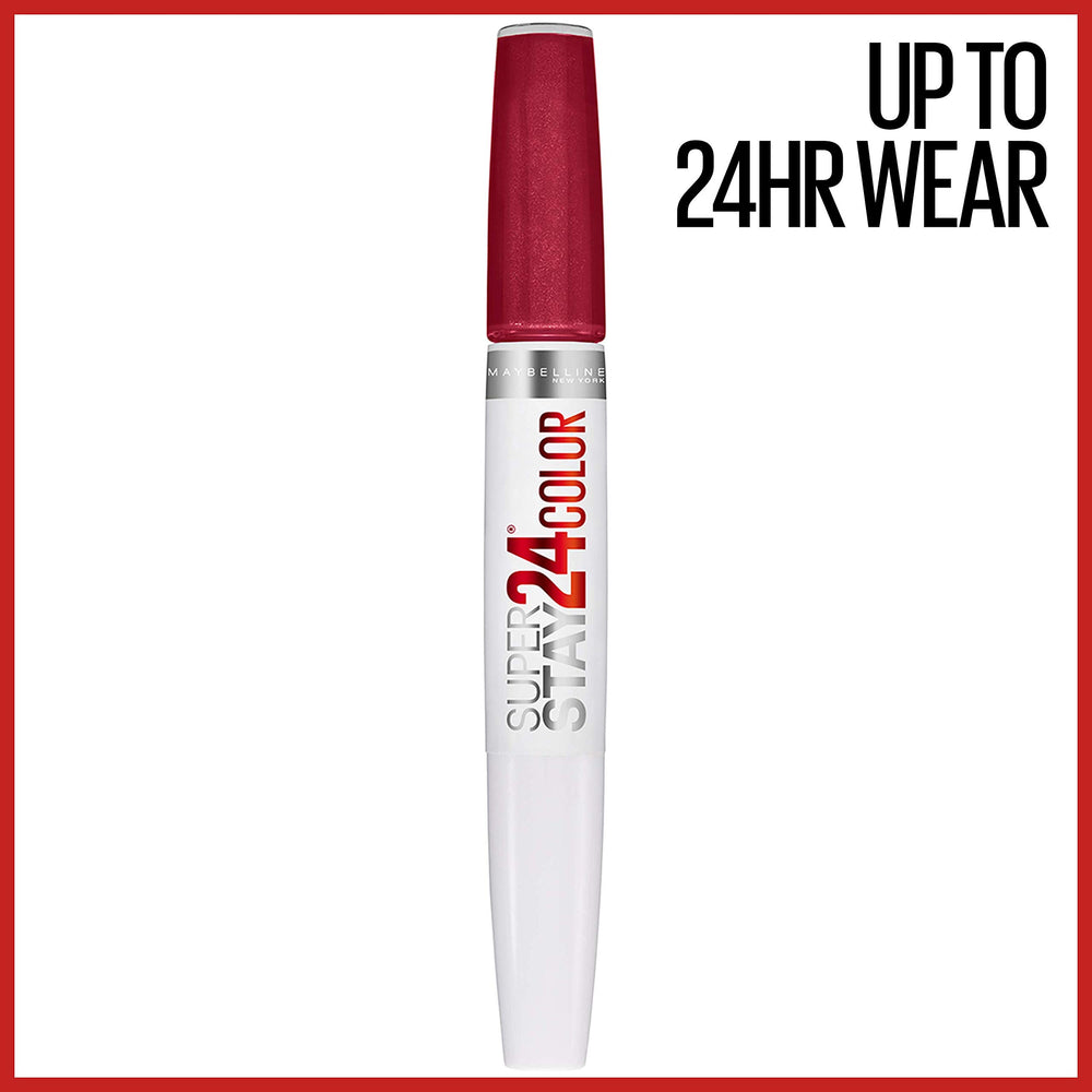 Maybelline Super Stay 24, aplicador de precisión para trazos nítidos.
