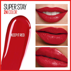 Maybelline Super Stay 24 bálsamo hidratante mantiene labios suaves todo el día