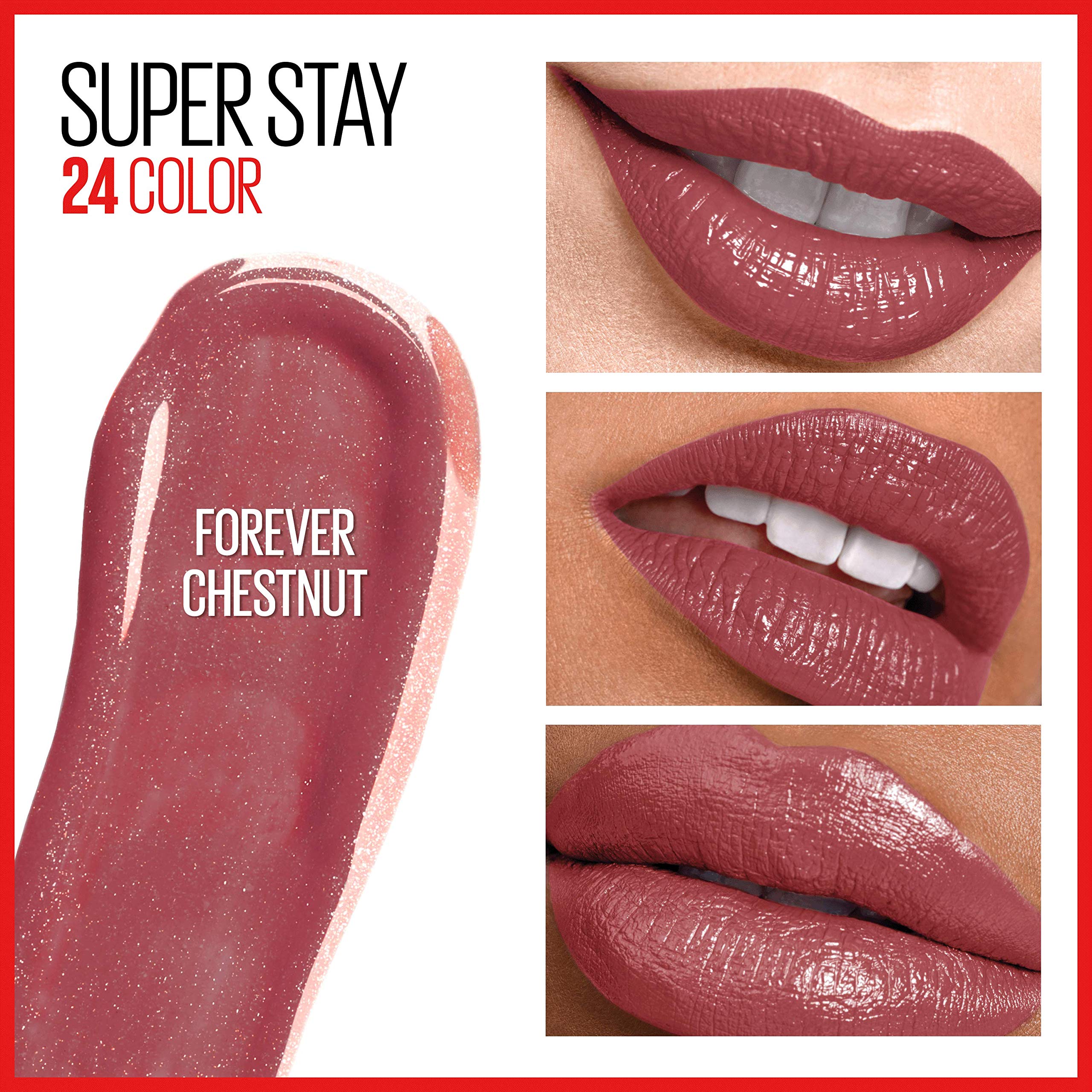 Maybelline Super Stay 24 tecnología Micro Flex que desliza suave al aplicar.