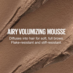 Maybelline Superfluff Brow Mousse fluff brush coats brow hairs evenly.