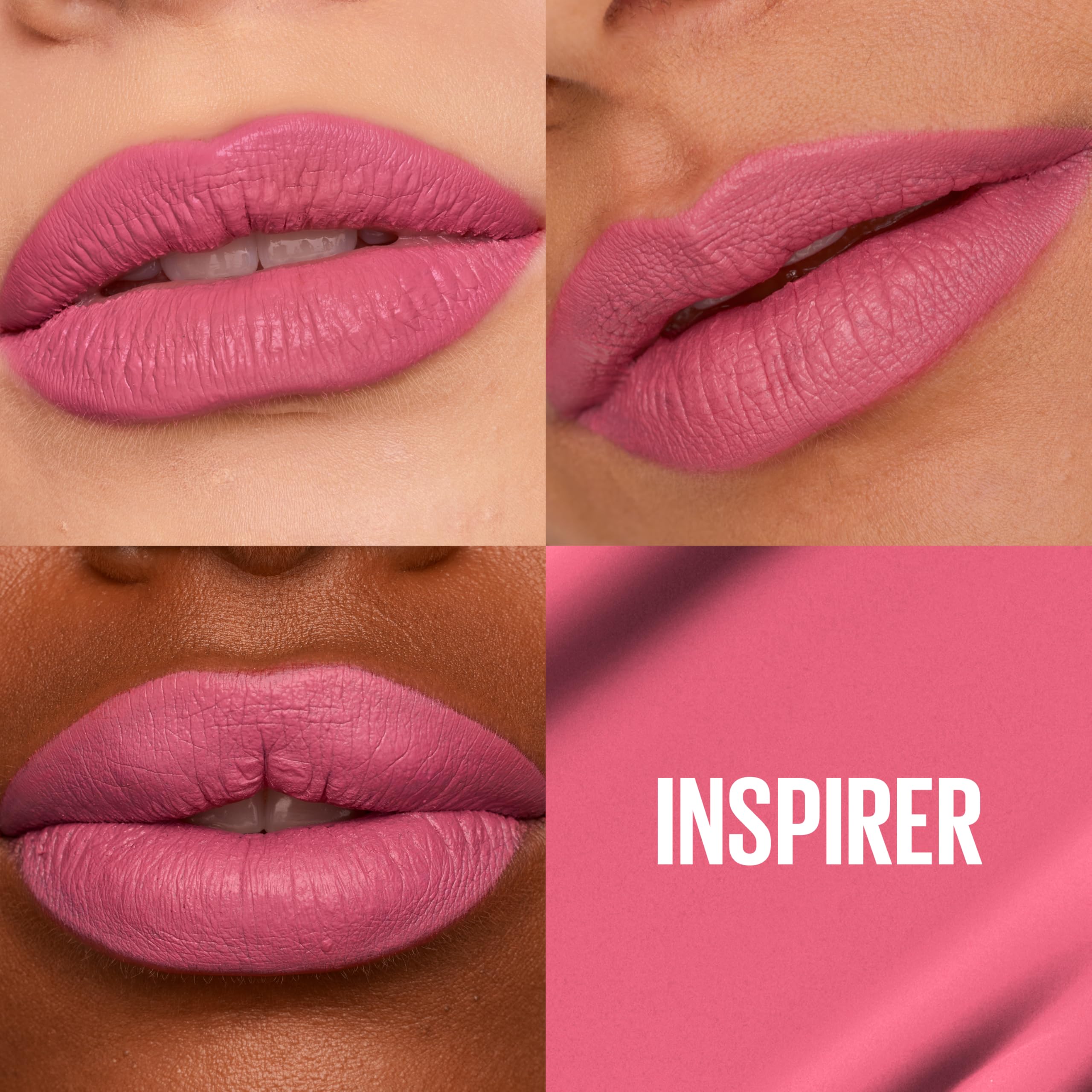 Maybelline Super Stay Matte Ink Inspirer swatches reveal rich mauve pink
