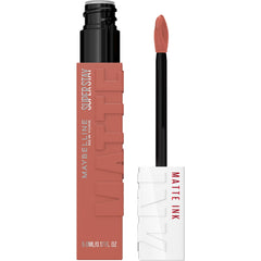 Maybelline Super Stay Matte Ink Seductress bottle displaying long-lasting color.
