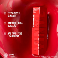 Brillo instantáneo que realza la apariencia de los labios.