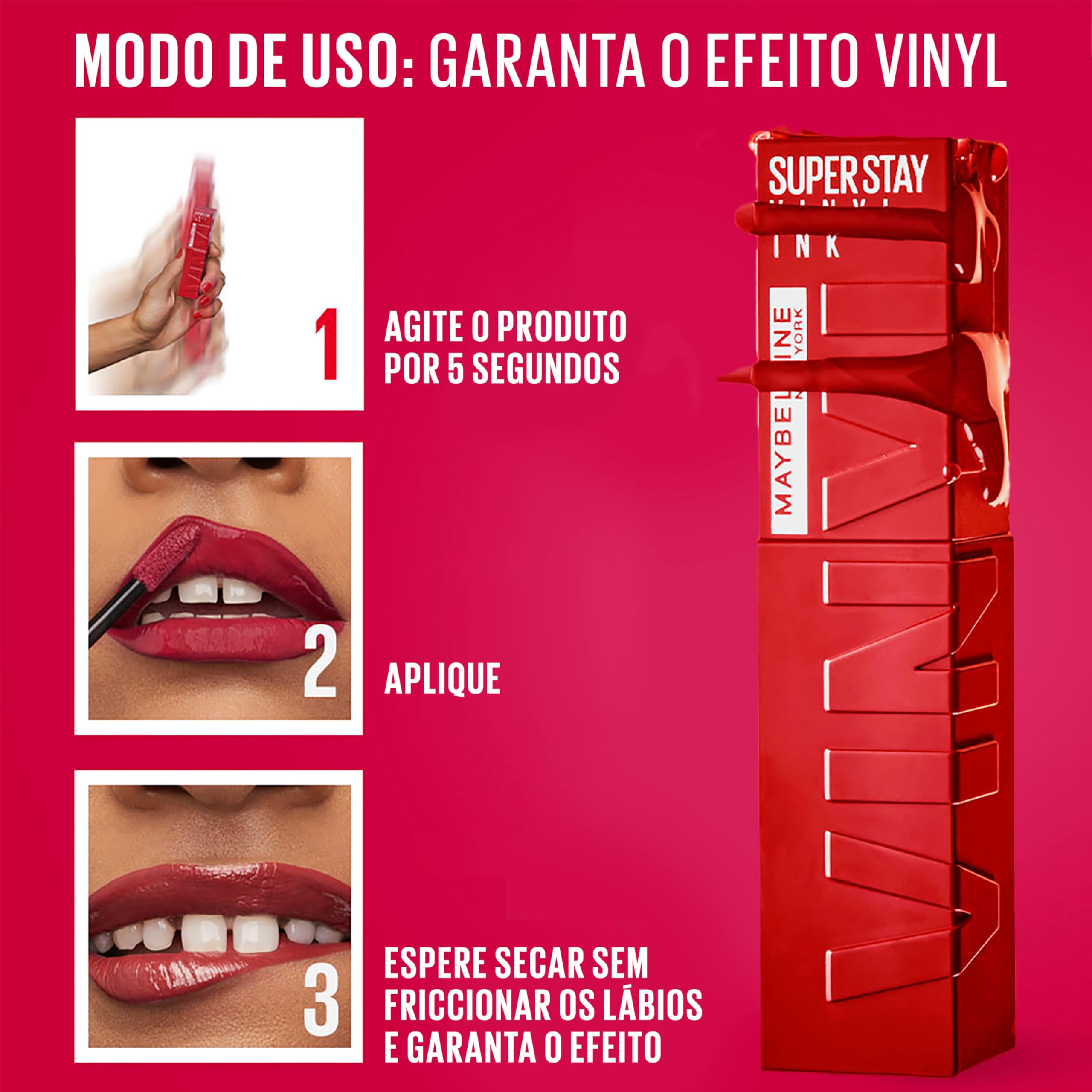 Color vinilo de larga duración, hasta 16 horas.