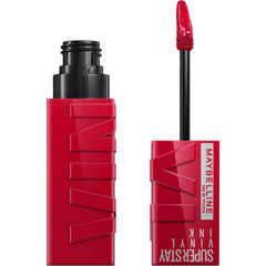 Maybelline Super Stay Vinyl Ink: aplicador preciso para color intenso y uniforme.