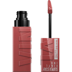 Maybelline Super Stay Vinyl Ink en envase, color intenso y duradero