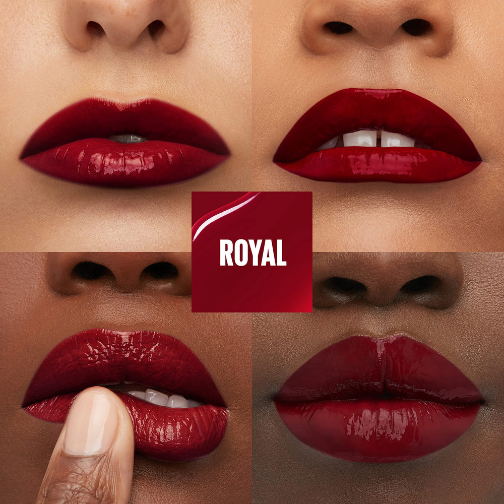 Labial vino profundo de Maybelline para un look sofisticado