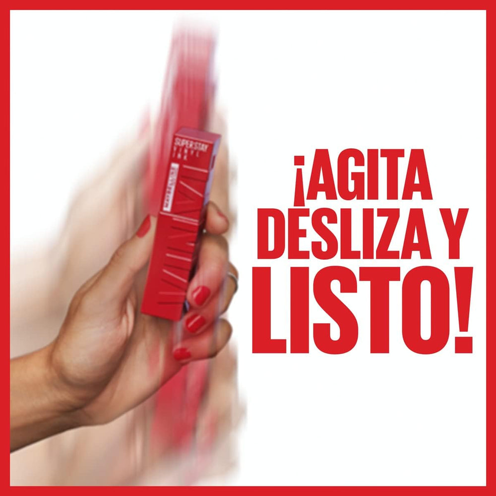 Desmaquillado fácil con agua micelar para MAYBELLINE Vinyl Ink.