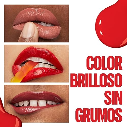 Retirar MAYBELLINE Vinyl Ink con agua micelar suave para labios.