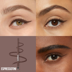 Maybelline Tattoo Studio Espressotini provides warm brown precision and blend