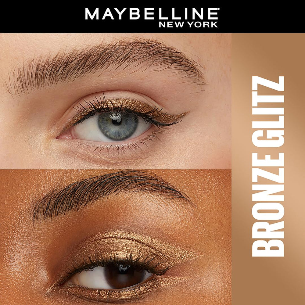 Maybelline Tattoo Studio Bronze Glitz pencil close-up highlighting smooth sharpening tip