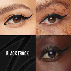 Maybelline Tattoo Studio Dip-Ink: aplicador felt para trazos precisos desde fino hasta grueso.