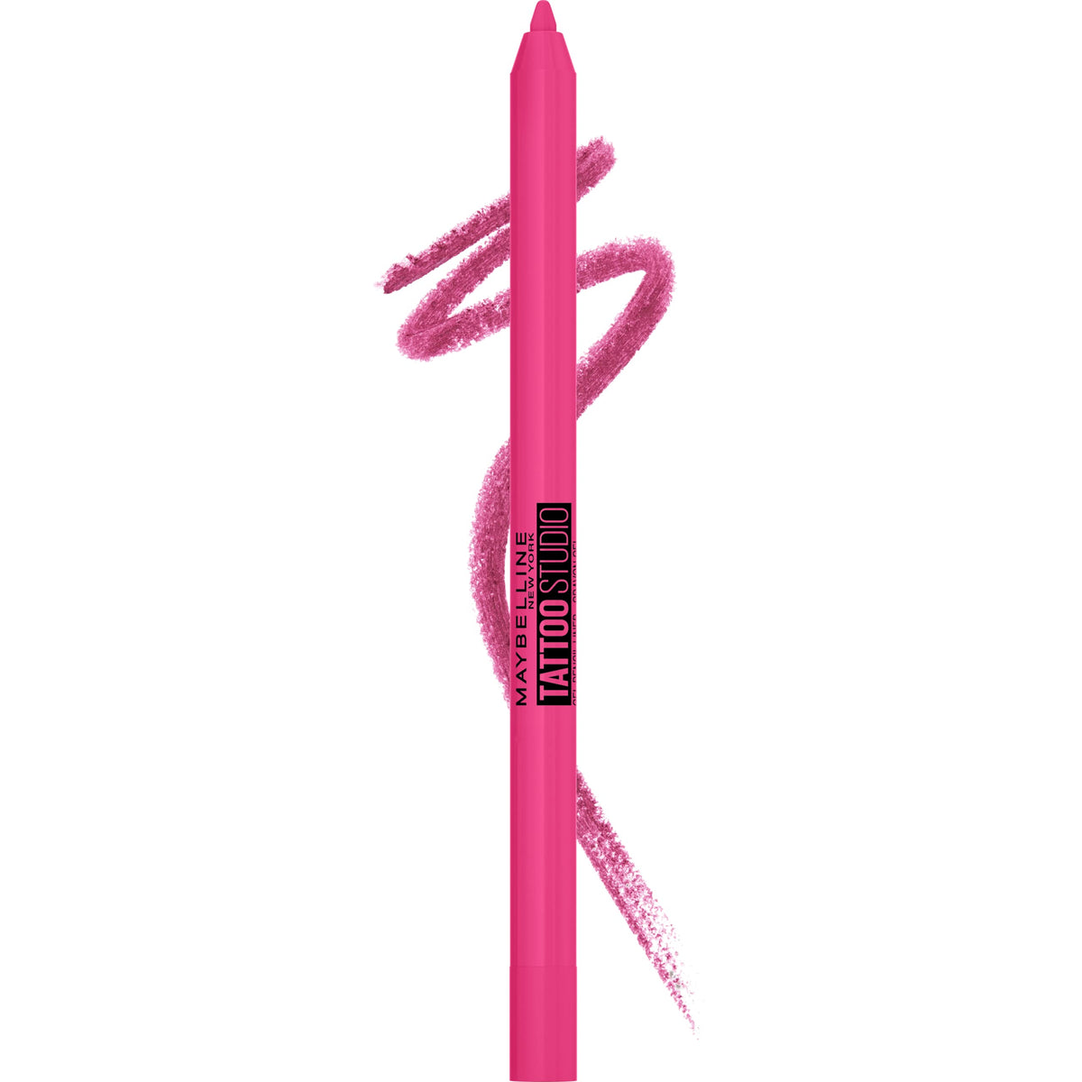 Maybelline Tattoo Studio Eyeliner Ultra Pink glide for precise eye definition.