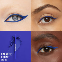 Maybelline Tattoo Studio Gel Pencil sharpening action creates a precise line.