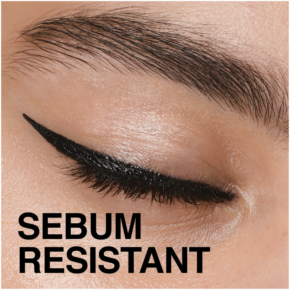 Maybelline TattooStudio 36-hour wear preview on eye area.
