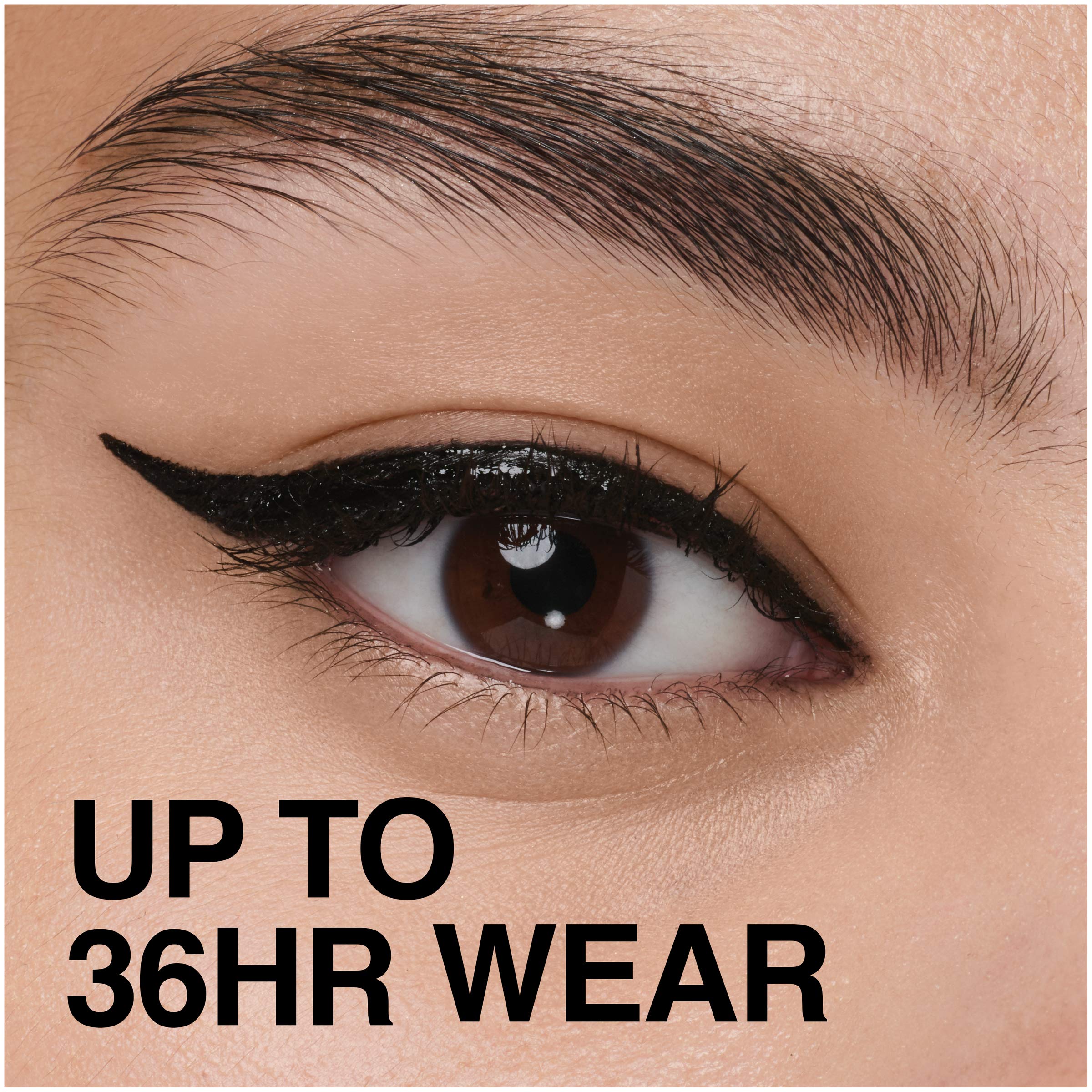 Maybelline TattooStudio water and sweat resistance for daily wear.