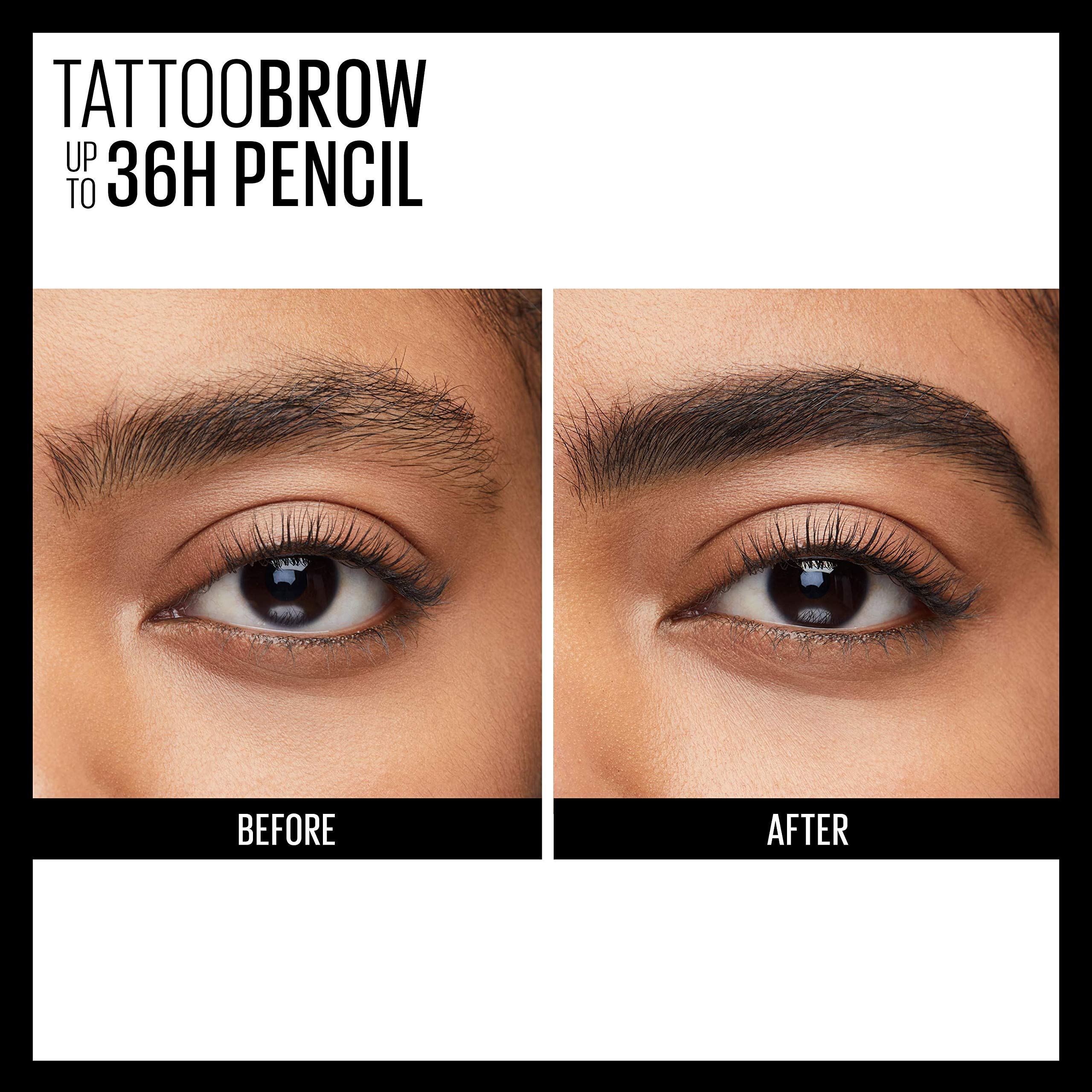 Maybelline TattooStudio acabado natural para cejas consistentes.