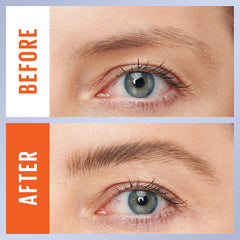 Soft Brown shade swatch on skin highlighting natural brow tint