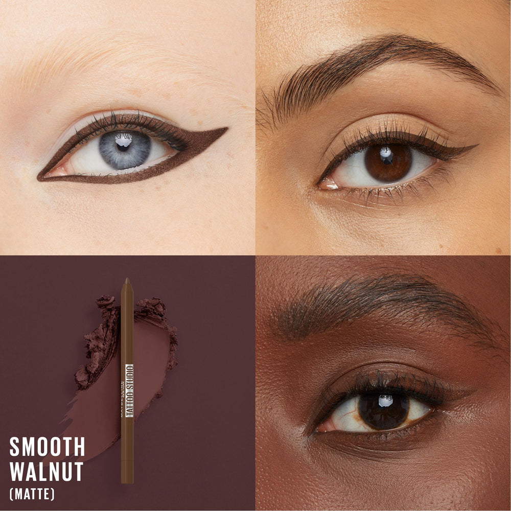 MAYBELLINE TattooStudio delineador en negro profundo para un look definido todo el día.