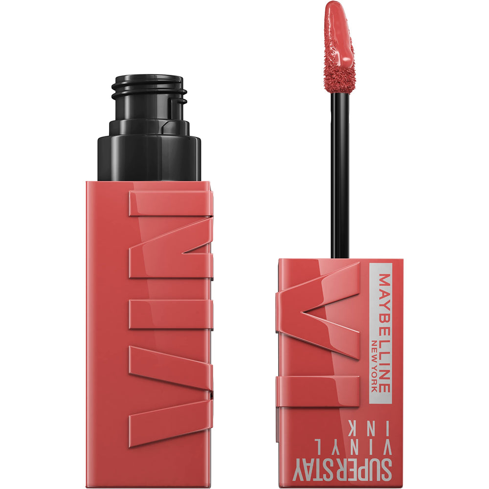 Maybelline Tinta Vinílica Labios: empaque compacto para retoques rápidos.