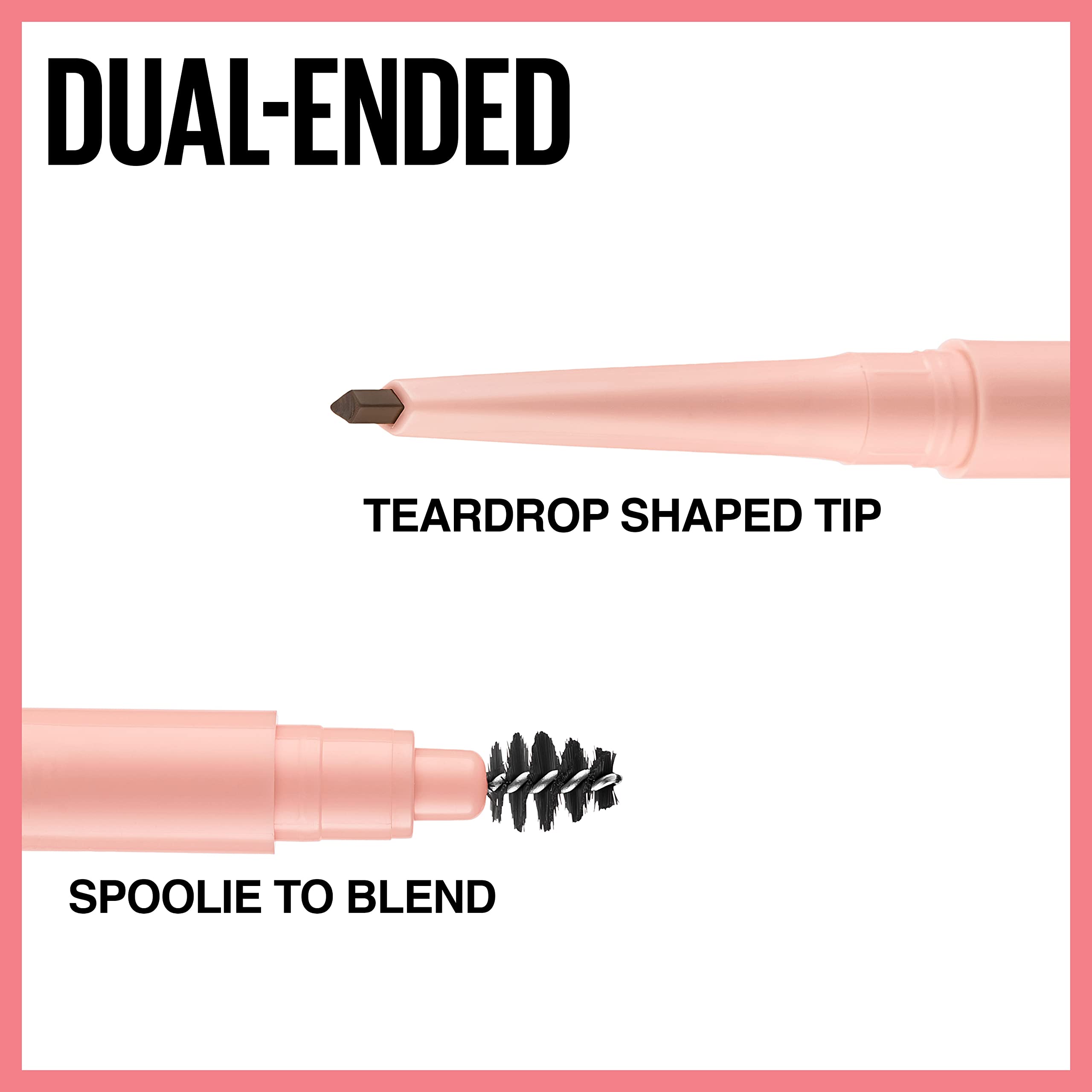 Maybelline Total Temptation, muestra de color para comparar tono marrón medio.