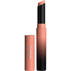 Maybelline Color Sensational Ultimatte More Blonde lipstick delivers bold sandy nude with a comfortable matte finish.