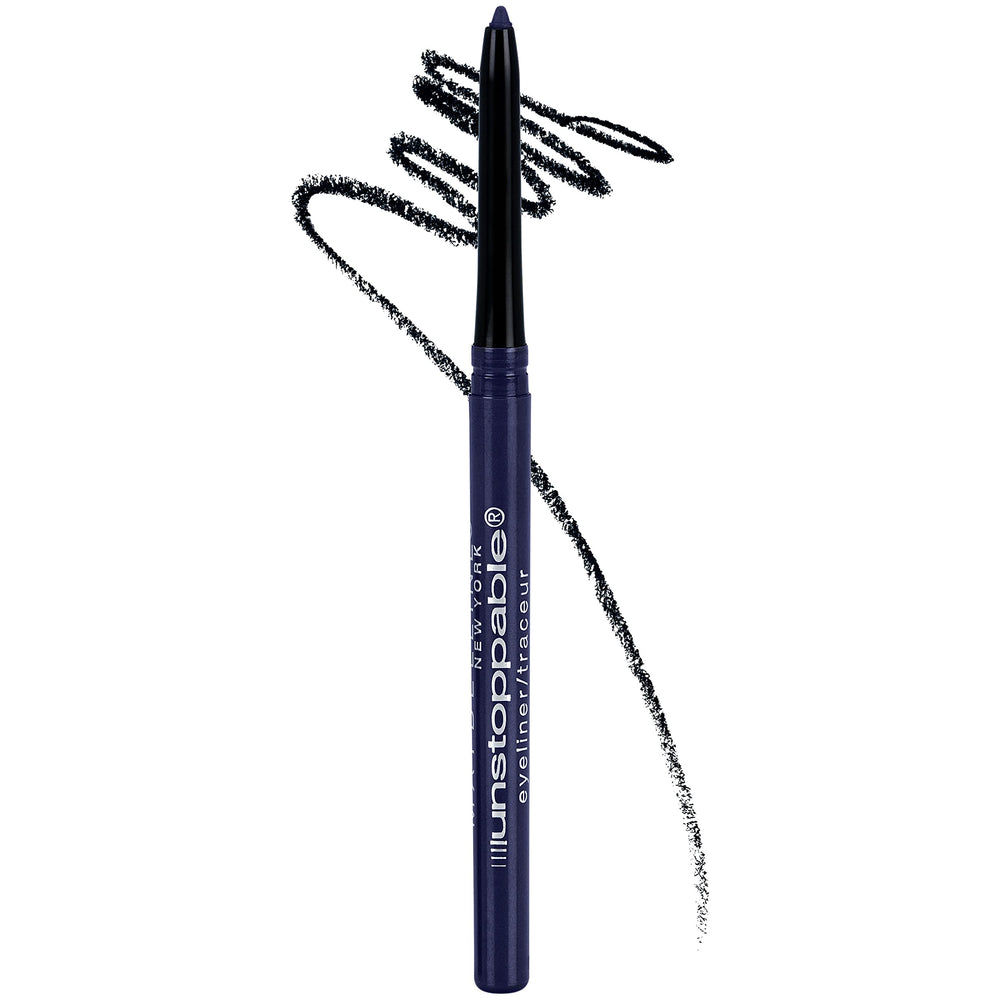 Maybelline Unstoppable delineador azul resistente al agua para un color duradero