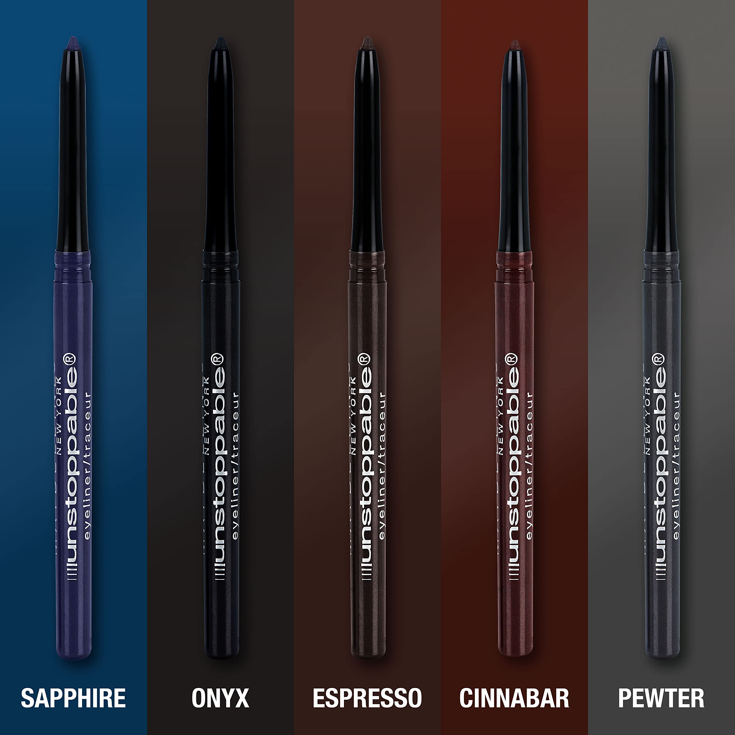 Maybelline Unstoppable duración de hasta 24 horas para un delineado estable