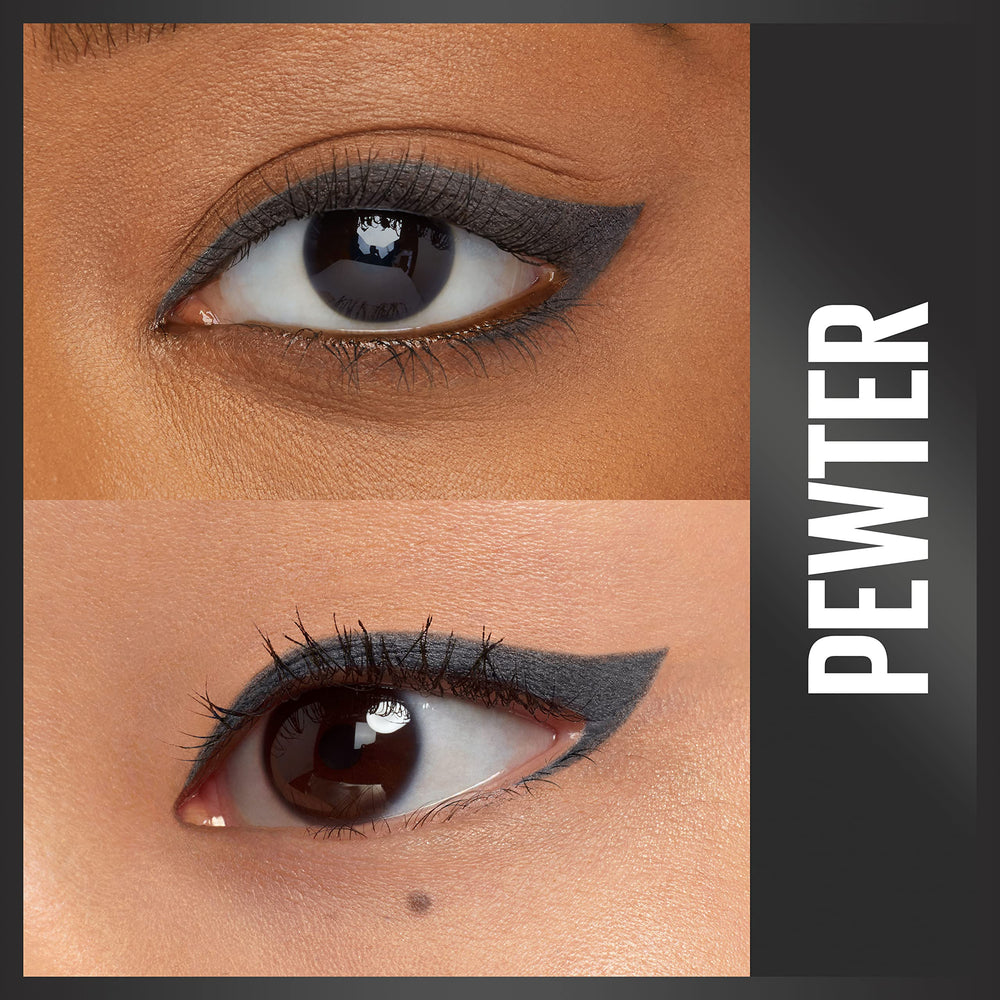 Delineador impermeable Maybelline Unstoppable resistente al agua para uso diario.