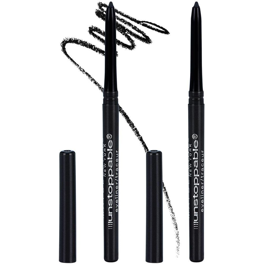 Maybelline Unstoppable lapiz ojos Onyx, apuntamiento preciso para delineado duradero.