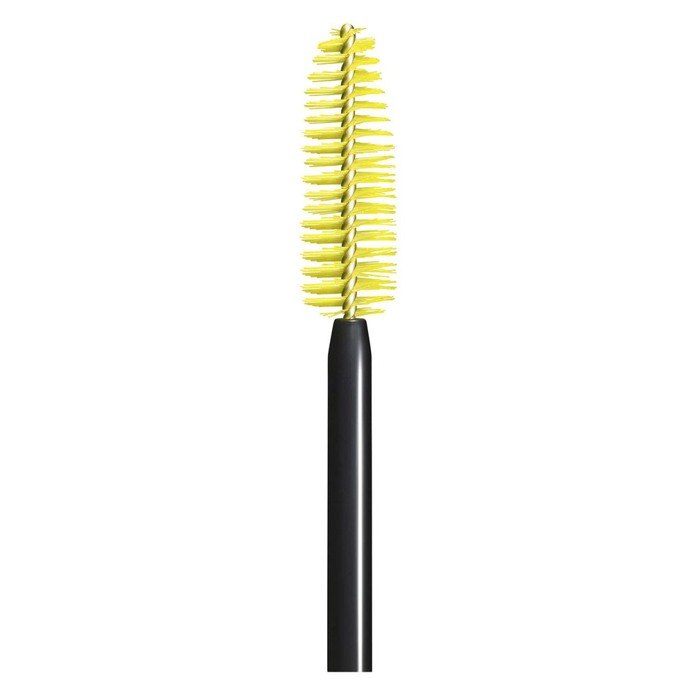 Application shot of Maybelline mascara defining each lash.