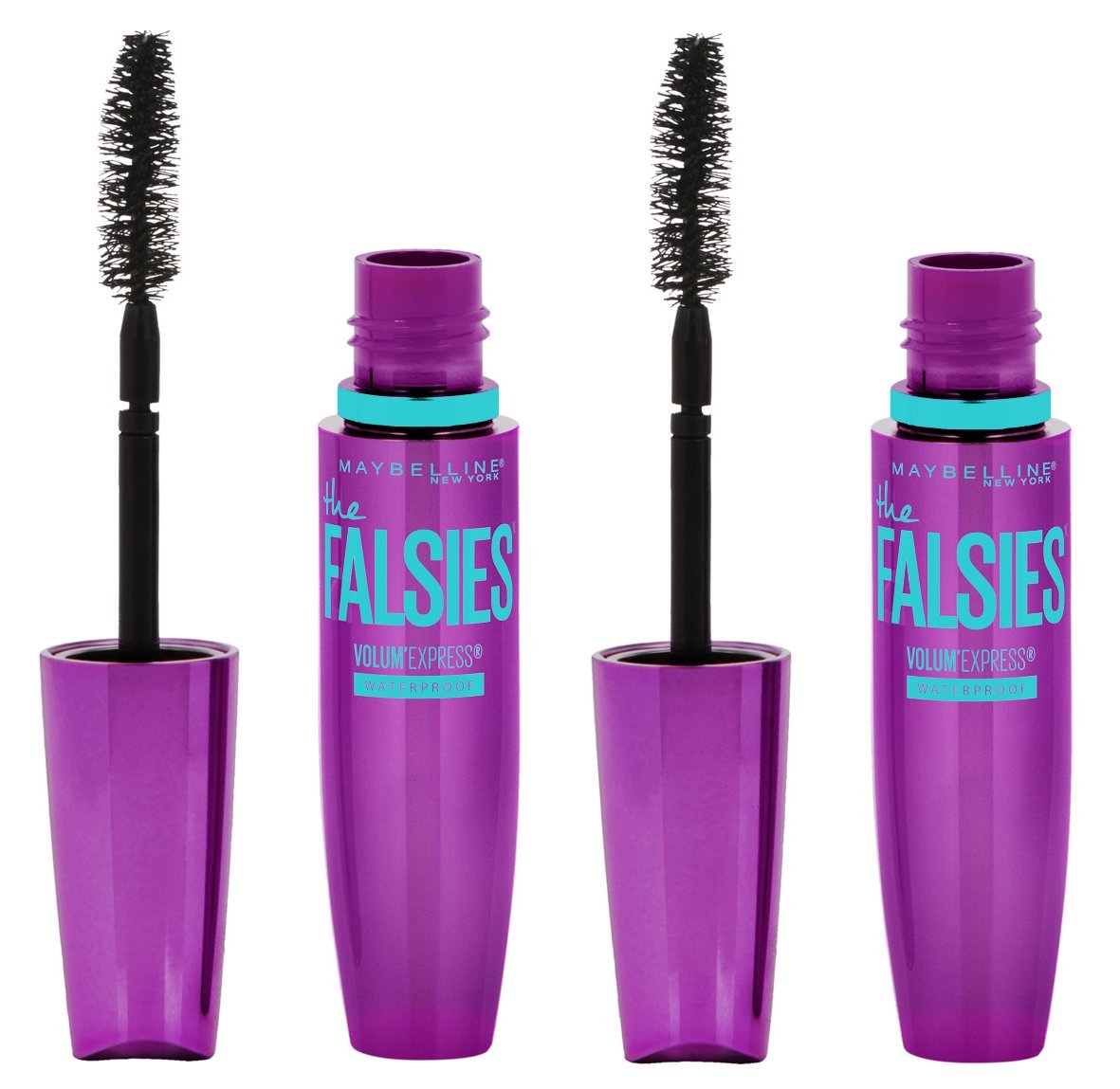 Maybelline Volum'Express Falsies con aplicador flexible para levantar pestañas.